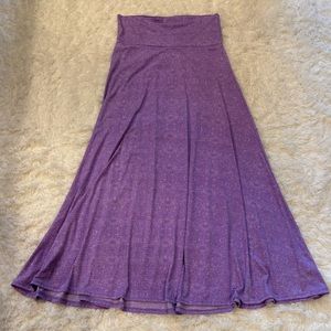 LuLaRoe lavender maxi skirt
